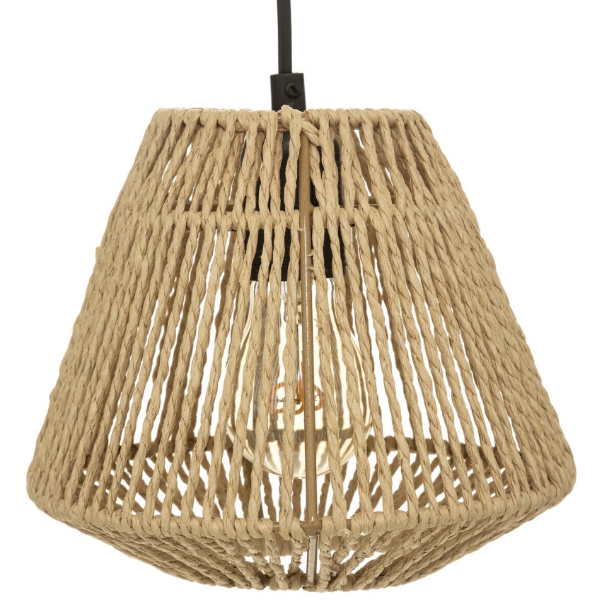 Atmosphera - Suspension filaire JILY 3xE27/40W/230V jute