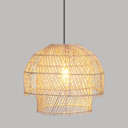 Atmosphera - Suspension filaire KERY 1xE27/40W/230V rotin