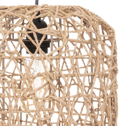 Atmosphera - Suspension filaire RAAHE 1xE27/40W/230V jute