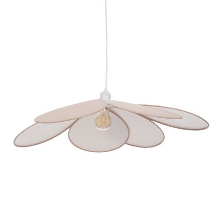 Atmosphera - Suspension pour enfant PETAL sur câble 1xE27/40W/230V Ø 64 cm, rose