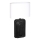 Atmosphera - Tischlampe MONIA 1xE14/60W/230V schwarz/weiß