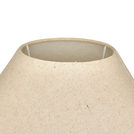 Atmosphera - Tischleuchte SEIYA 1xE27/60W/230V braun/beige