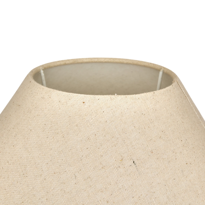 Atmosphera - Tischleuchte SEIYA 1xE27/60W/230V braun/beige