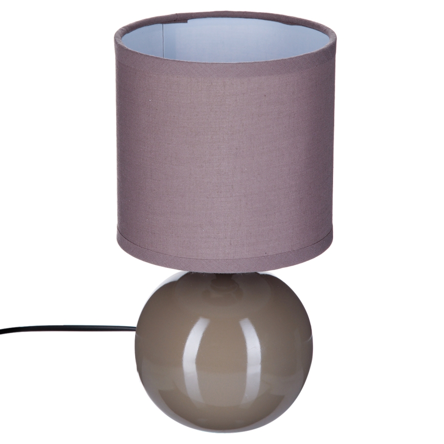 Atmosphera - Tischleuchte TIMÉO 1xE14/60W/230V taupe