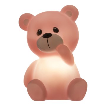 Atmosphera - Veilleuse LED pour enfants TEDDY LED/3xLR44 rose