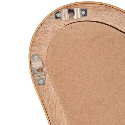 Atmosphera - Wandspiegel MAGGIE 100x70 cm Rattan