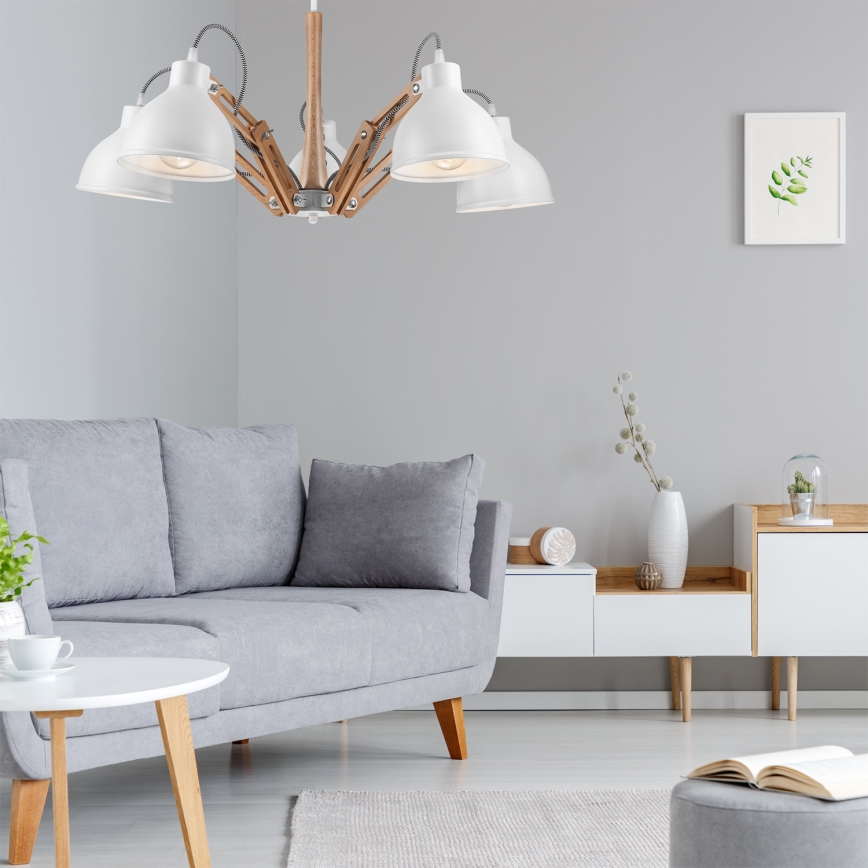 Aufbauleuchte MARCELLO 5xE27/60W/230V - FSC-zertifiziert