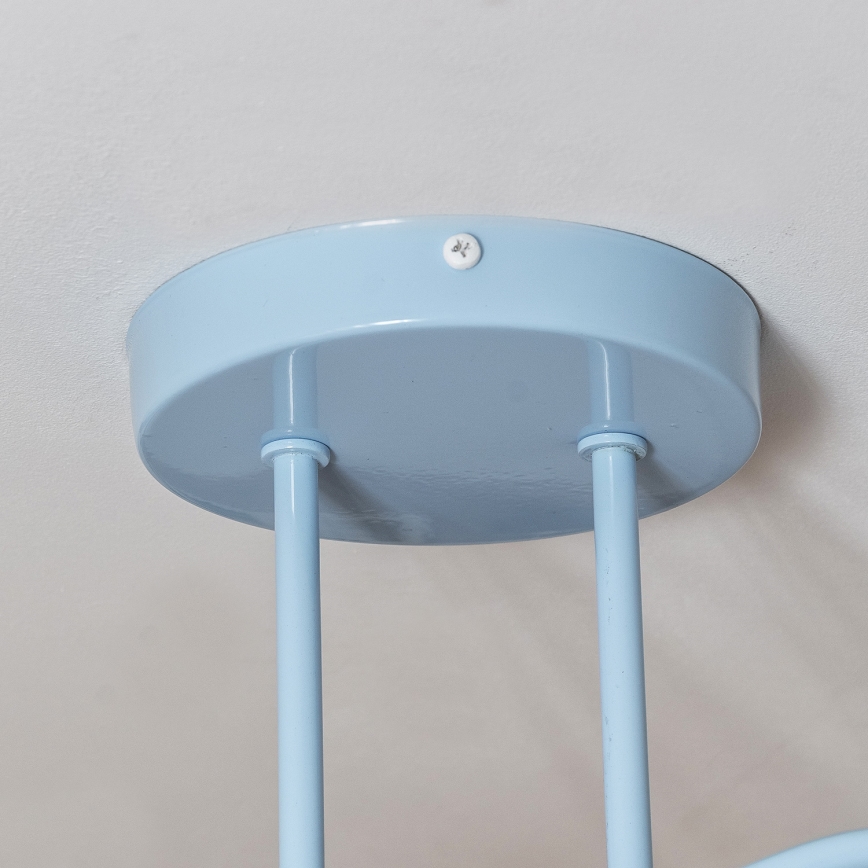 Aufbauleuchte OXFORD 2xE27/15W/230V blau