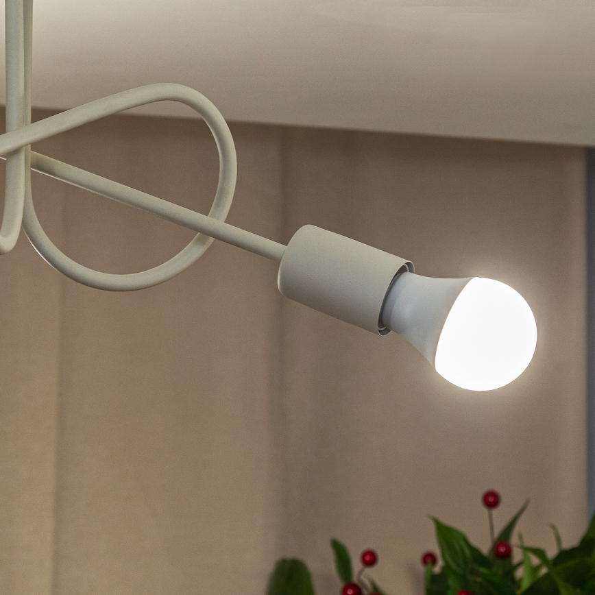 Aufbauleuchte OXFORD 3xE27/15W/230V cremefarben