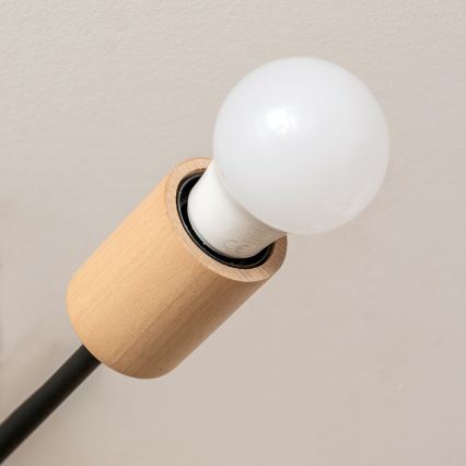 Aufgesetzte Deckenleuchte CAMBRIDGE 4xE27/15W/230V aus Kiefernholz