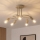 Aufgesetzte Deckenleuchte CHARLIE 5xE27/15W/230V beige