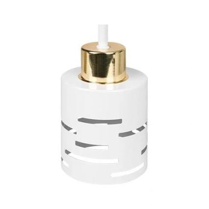 Aufgesetzte Deckenleuchte ELEN 3xE27/35W/230V weiß/gold