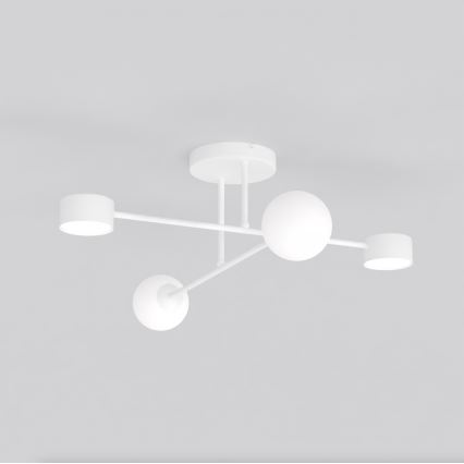 Aufgesetzte Deckenleuchte HOLON 2xG9/8W/230V + 2xGX53/12W weiß