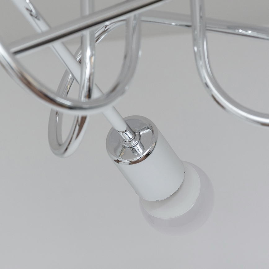 Aufgesetzte Deckenleuchte OXFORD 3xE27/15W/230V, glänzender Chrom