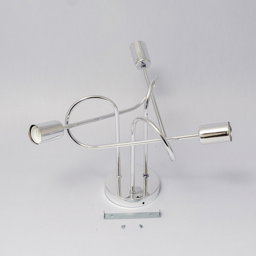 Aufgesetzte Deckenleuchte OXFORD 3xE27/15W/230V, glänzender Chrom