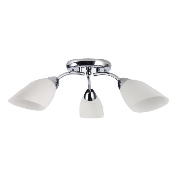 Aufgesetzte Deckenleuchte PORTOS 3xE14/10W/230V, glänzender Chrom