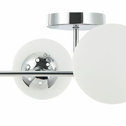 Aufgesetzter Kronleuchter MADDIE 4xE14/5W/230V glänzender Chrom