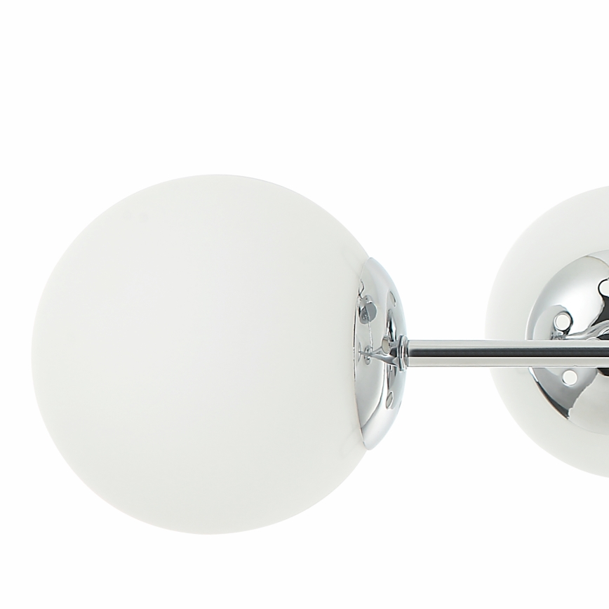 Aufgesetzter Kronleuchter MADDIE 4xE14/5W/230V glänzender Chrom