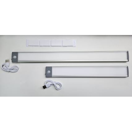 Aufladbare LED-Möbelbeleuchtung mit Sensor LED/3,5W/5V USB 800 mAh 4200K 46 cm