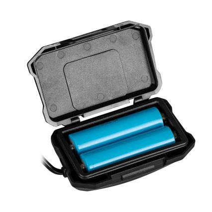 Dimmbare, aufladbare LED-Stirnlampe mit Sensor, Powerbank-Funktion und rotem Licht LED/10W/5V IP44 1200 glänzend 4000 mAh