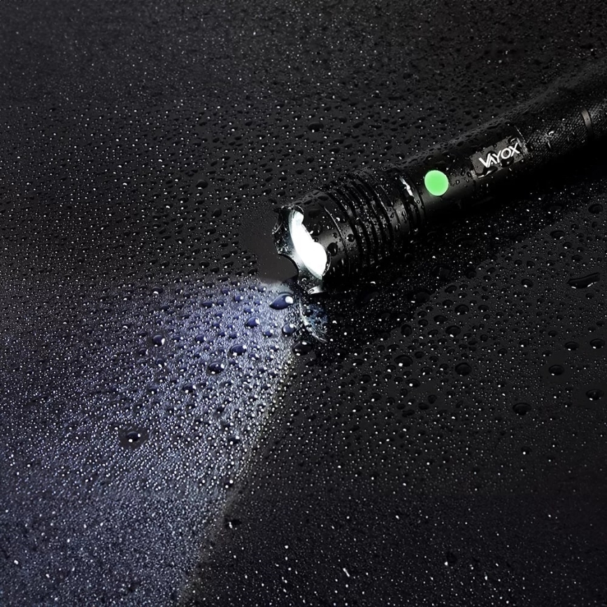 Aufladbare LED-Taschenlampe LED/10W/5V IPX4 800 glänzend 1200 mAh