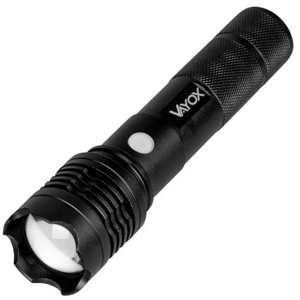 Aufladbare LED-Taschenlampe LED/10W/5V IPX4 800 glänzend 1200 mAh