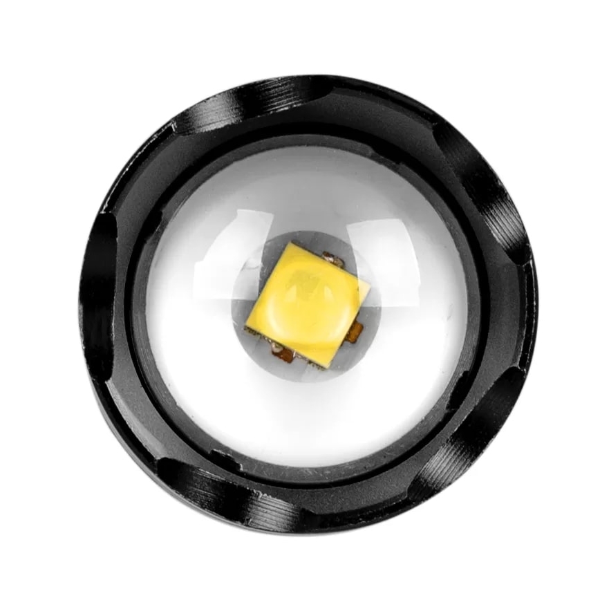 Aufladbare LED-Taschenlampe LED/10W/5V IPX4 800 glänzend 1200 mAh