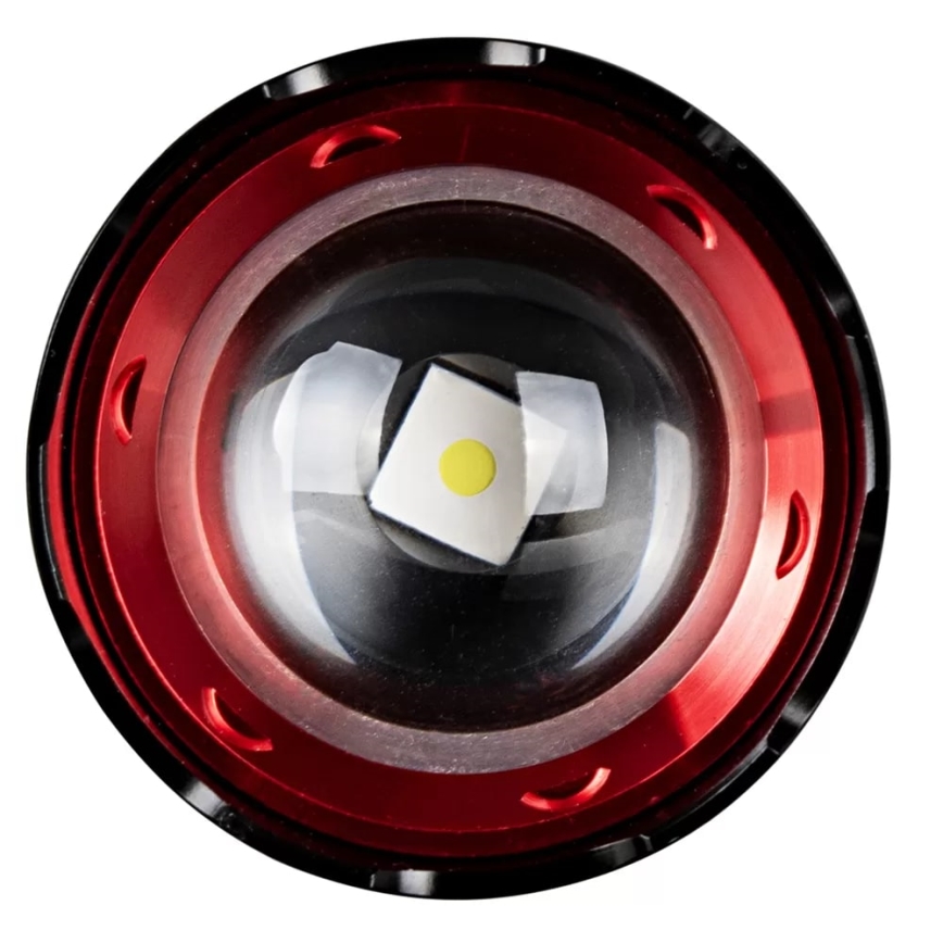 Dimmbare, aufladbare LED-Taschenlampe mit Powerbank Funktion LED/30W/5V IPX5 1060 glänzend 5000 mAh