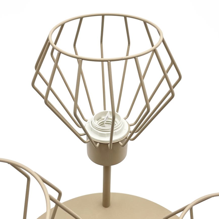 Aufputz-Deckenleuchte AUDREY 3xE27/60W/230V beige