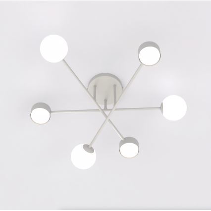 Aufputz-Deckenleuchte HOLON 3xG9/8W/230V + 3xGX53/12W grau