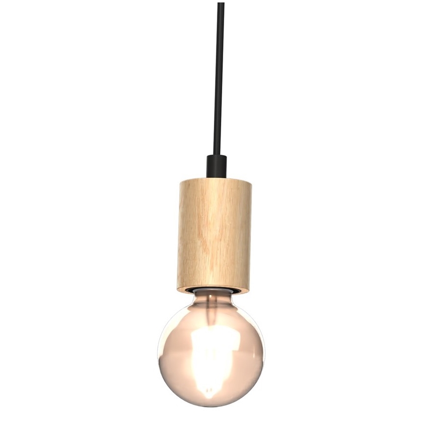 Aufsatzkronleuchter VIGA 5xE27/60W/230V Holz