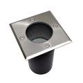 Außen-Einbaustrahler 1xGU10/35W/230V IP44 mattchrom