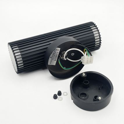 Außen-Wandstrahler LANTHEA, 2× GU10 / 11 W / 230 V, IP44, schwarz