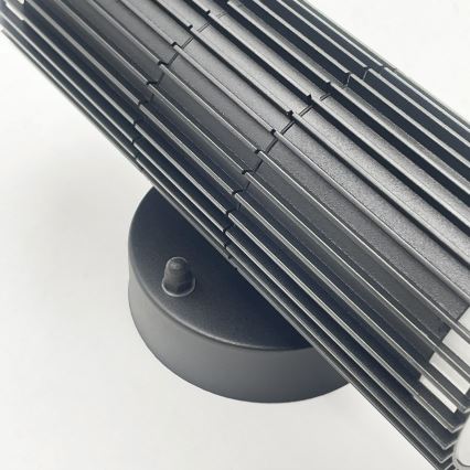 Außen-Wandstrahler LANTHEA, 2× GU10 / 11 W / 230 V, IP44, schwarz