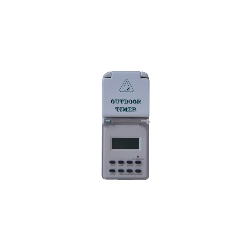 Außen-Zeitschaltuhr digital 16A/230V IP44