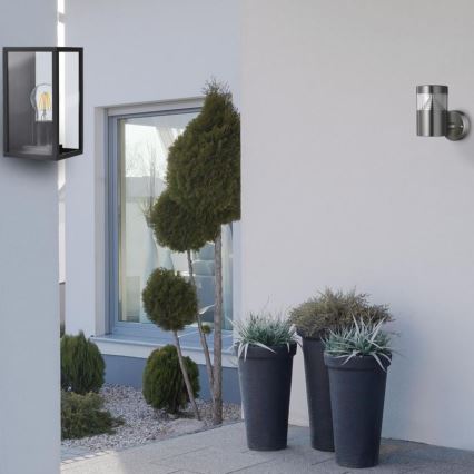 Außenbeleuchtung MALMO 1xE27/15W/230V schwarz