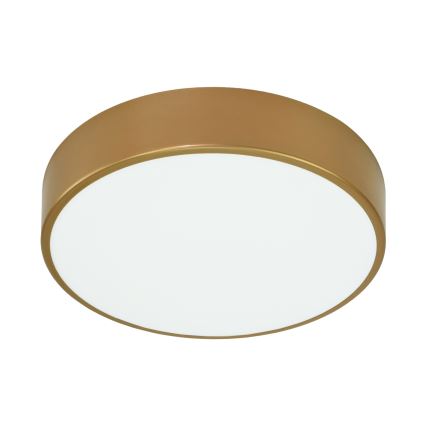 Außendeckenleuchte mit Sensor CLEO 3xE27/24W/230V d. 40 cm Gold IP54