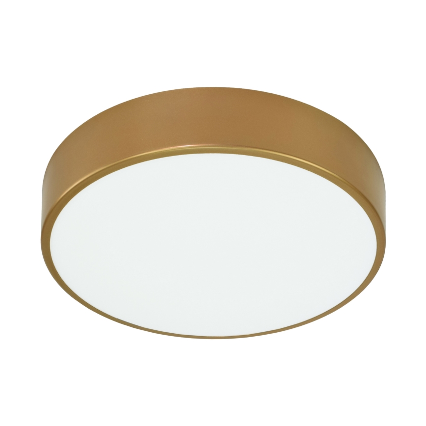 Außendeckenleuchte mit Sensor CLEO 3xE27/24W/230V d. 40 cm Gold IP54