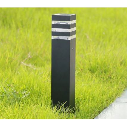 Außenleuchte TEKSAS 1xE27/12W/230V IP44 74 cm Anthrazit