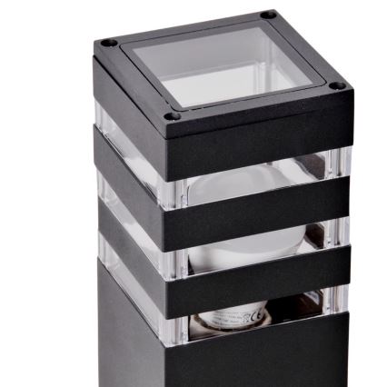 Außenleuchte TEKSAS 1xE27/12W/230V IP44 74 cm Anthrazit