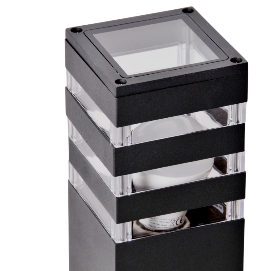 Außenleuchte TEKSAS 1xE27/12W/230V IP44 74 cm Anthrazit