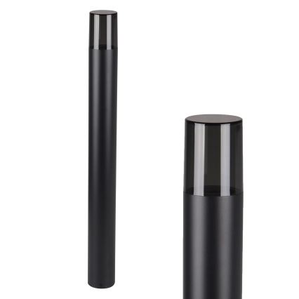 Außenleuchte 1x E27, 40 W, 230 V, IP44, 80 cm, Schwarz/rauchfarben