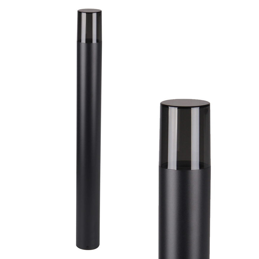 Außenleuchte 1x E27, 40 W, 230 V, IP44, 80 cm, Schwarz/rauchfarben