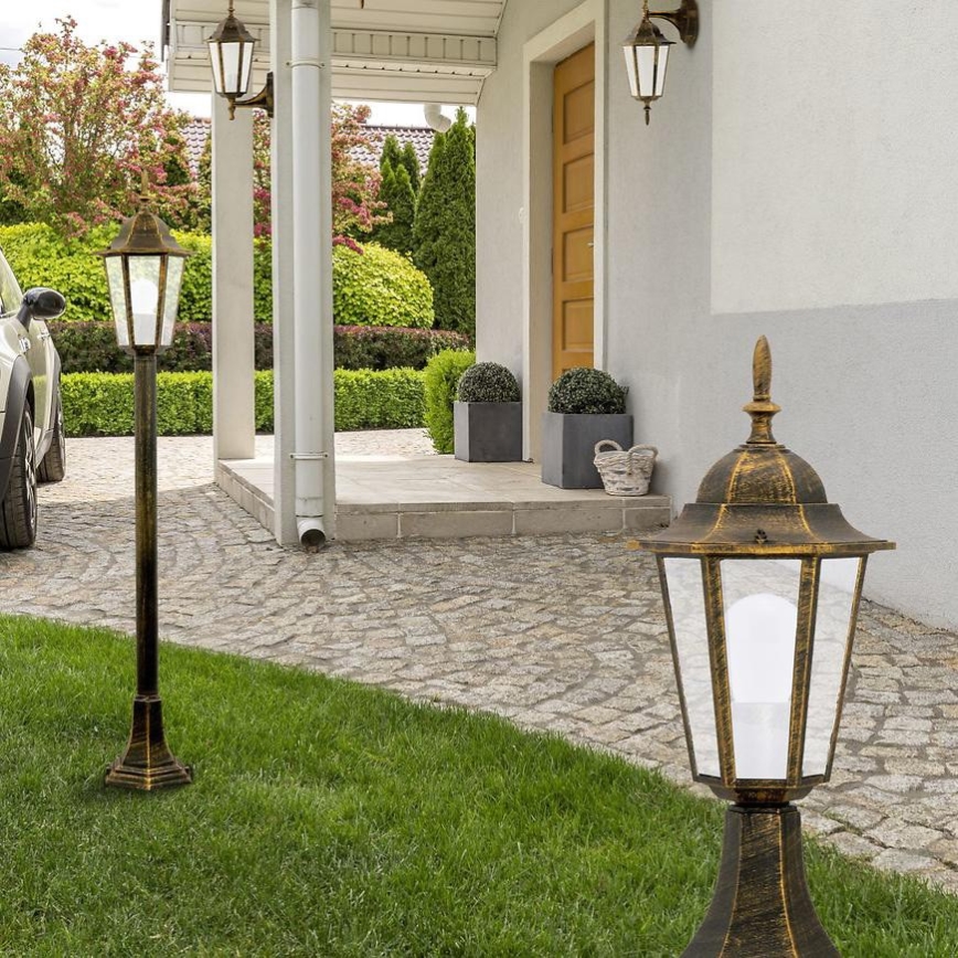 ALU1047C6P - Venkovní lampa LIGURIA E27/60W/230V patina