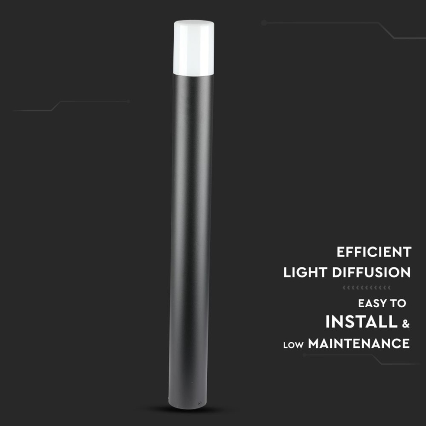 Außenleuchte 1xGU10/35W/230V IP54 80 cm schwarz