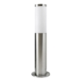Außenleuchte LIVIA 1xE27/10W/230V 45 cm IP44 silber