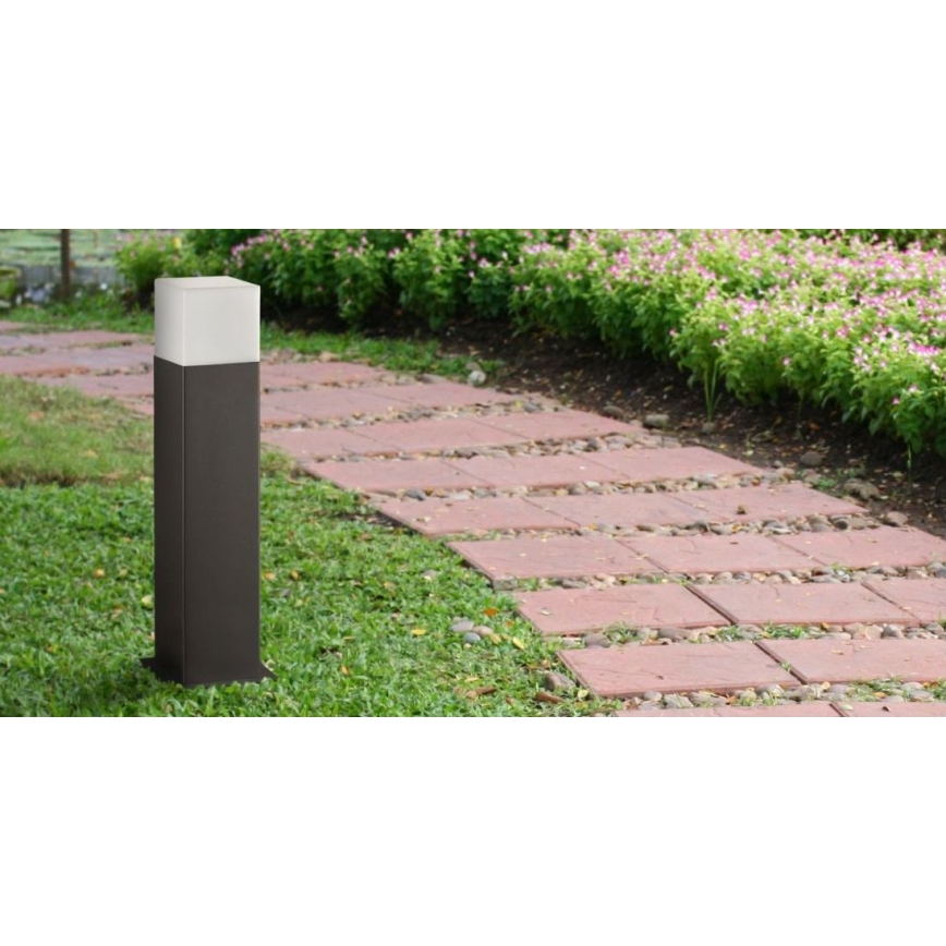 Außenleuchte NEW YORK 1xE27/12W/230V IP44 44 cm Graphit