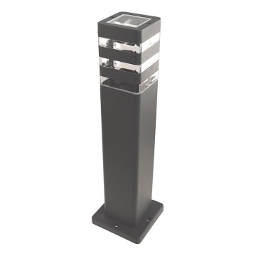 Außenleuchte SANTA 1xE27/60W/230V 50 cm IP54 Anthrazit