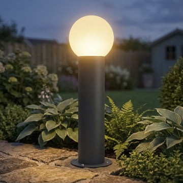 Außenleuchte STONO 1xE27/15W/230V 80 cm IP65 Anthrazit