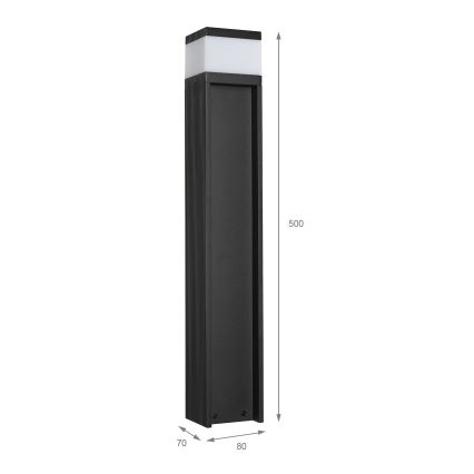 Außenleuchte VESPER 1xG9/5W/230V IP44 50 cm schwarz